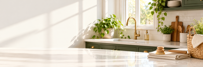 Welcoming bright kitchen
