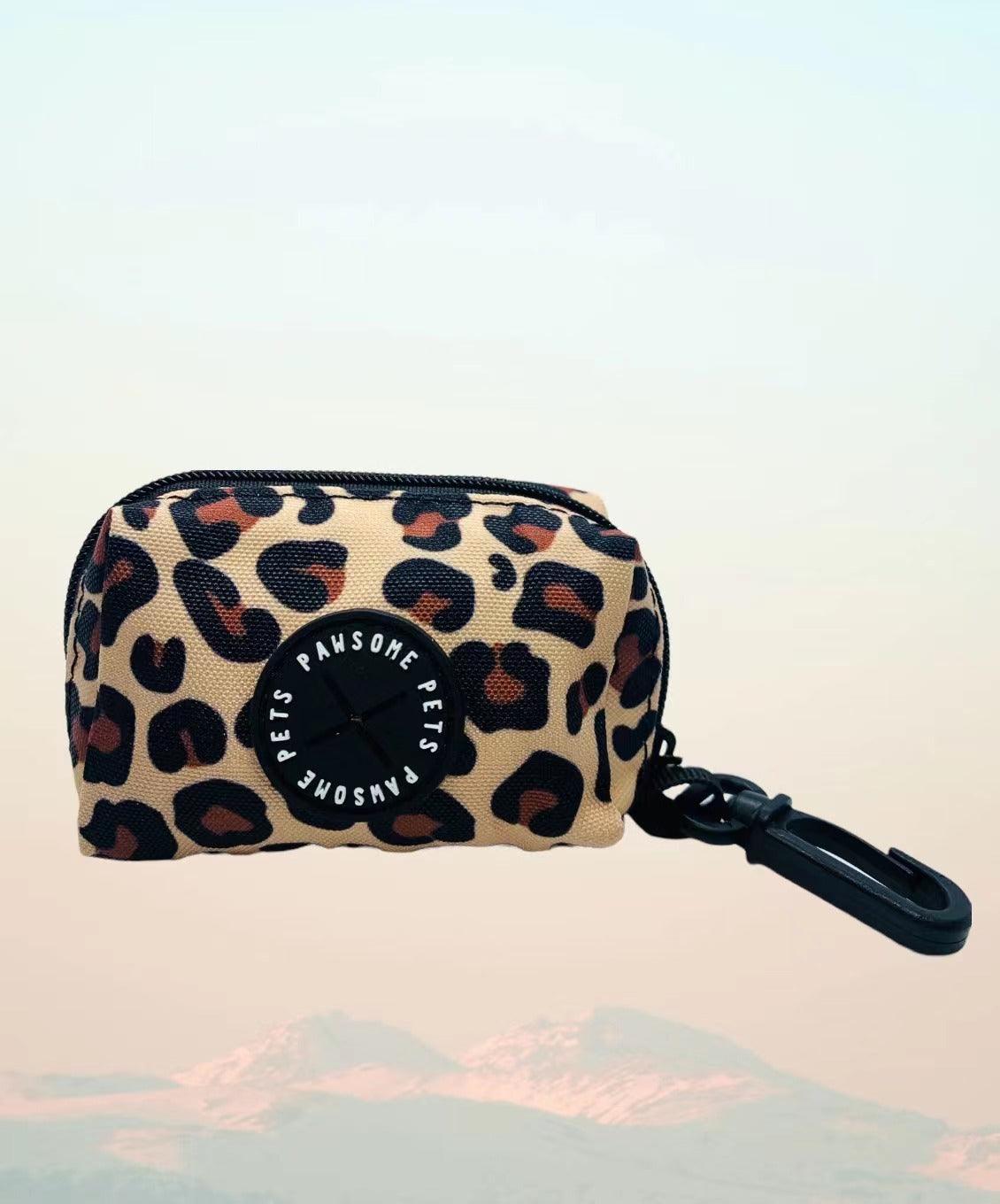 WASTE BAG HOLDER-LEOPARD