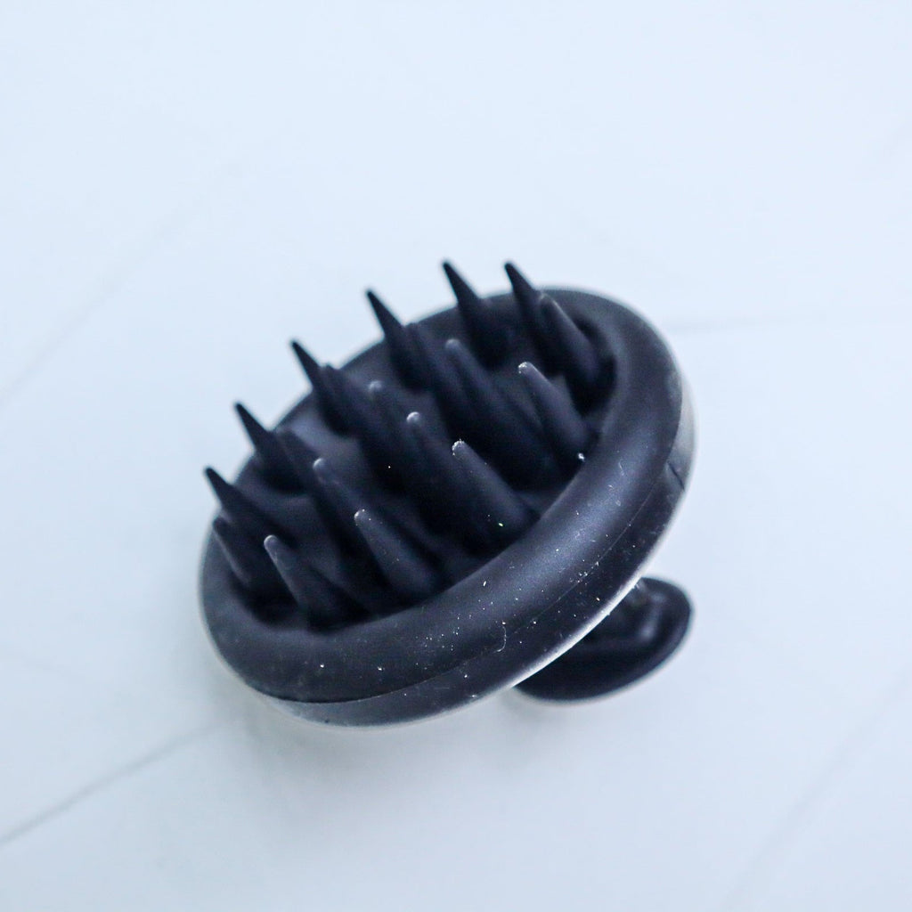 Silicone Shampoo Brush - Black