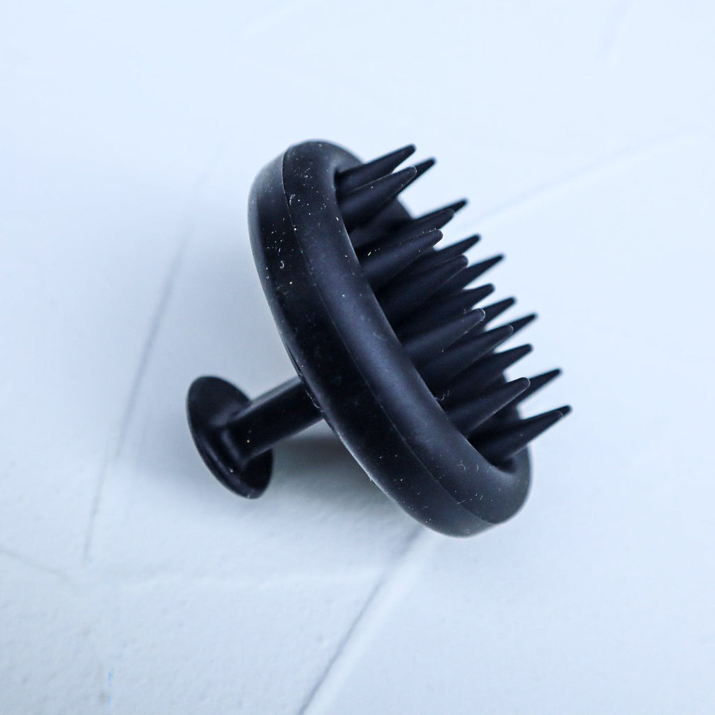 Silicone Shampoo Brush - Black