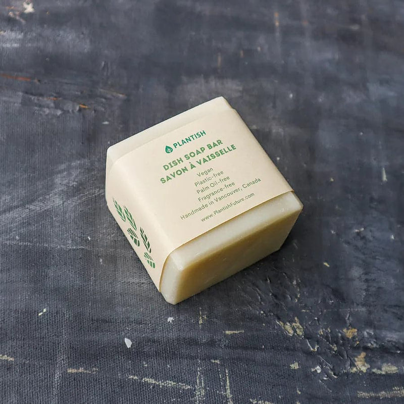 Solid dish soap bar